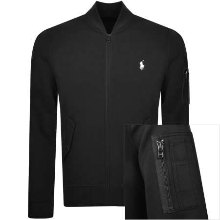 Ralph Lauren Quarter Zip Sweatshirt Black | Mainline